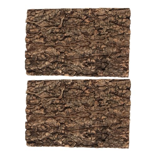 iplusmile 2 Stück Fütterungsbox Gecko Tankzubehör Hintergrundrinde Reptilienrinde Hintergrund Terrarienbaumrinde Reptilienhintergrundbrett Aquarium bellt Light Brown iplusmile 2 Stück Fütterungsbox Gecko Tankzubehör Hintergrundrinde Reptilienrinde Hintergrund Terrarienbaumrinde Reptilienhintergrundbrett Aquarium bellt Light Brown von iplusmile