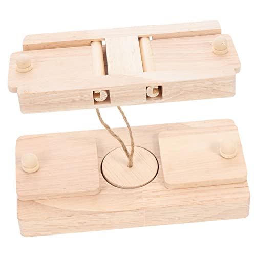 iplusmile 2st Hamster Spielzeug Zur Nahrungssuche Tierkäfig Holzspielzeug Hamster-Puzzle-Spielzeug Futtersuchspielzeug Aus Holz Spielzeug Zur Bereicherung Von Hamstern Hase von iplusmile