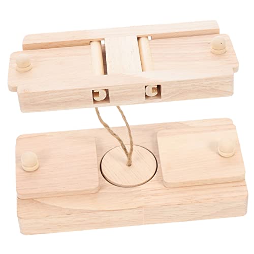 iplusmile 2st Hamster Spielzeug Zur Nahrungssuche Tierkäfig Holzspielzeug Hamster-Puzzle-Spielzeug Futtersuchspielzeug Aus Holz Spielzeug Zur Bereicherung Von Hamstern Versteckte Kiste Hase von iplusmile