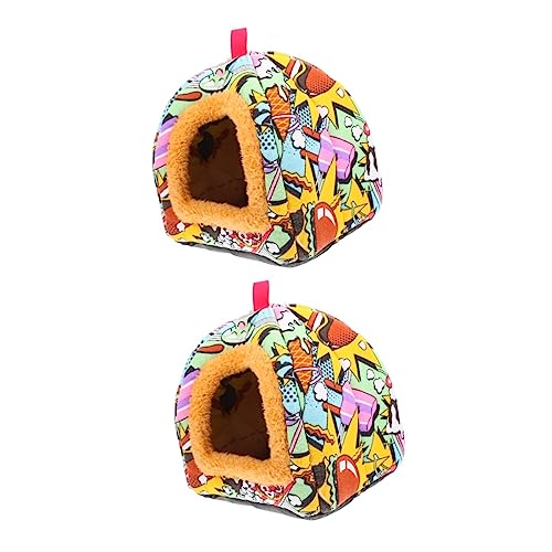 iplusmile 2st Haustier Jurte Nest Plüsch Hamsterhaus Winterbett Für Kleine Haustiere Igelkäfig Chinchilla Winternestbett Zuckergleiter Warm Haustierbett Meerschweinchen Pp-Baumwolle iplusmile 2st Haustier Jurte Nest Plüsch Hamsterhaus Winterbett Für Kleine Haustiere Igelkäfig Chinchilla Winternestbett Zuckergleiter Warm Haustierbett Meerschweinchen Pp-Baumwolle von iplusmile