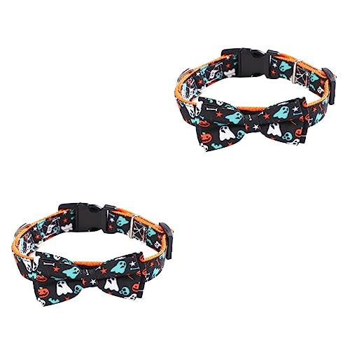 iplusmile 2 STK Haustierhalsband Halloween-bogenkragen Hundebogen Abbrechbarer Kragen Halloween-haustierbandana Schleife Hundehalsband Hund Fliegen Welpe Stoff Der Hund Blinddarm iplusmile 2 STK Haustierhalsband Halloween-bogenkragen Hundebogen Abbrechbarer Kragen Halloween-haustierbandana Schleife Hundehalsband Hund Fliegen Welpe Stoff Der Hund Blinddarm von iplusmile