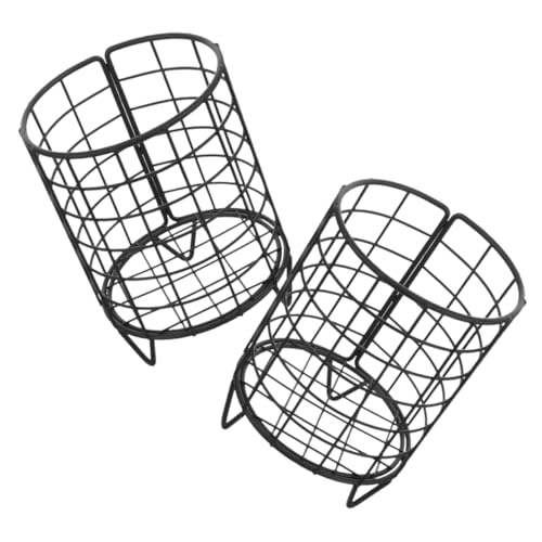 iplusmile 2 Stück Heufütterung Kaninchen Nahrungssuche Häschen-Feeder Chinchilla -Heu -Feeder klein Eisenhalter eiserner Zubringer Haushaltsfütterung Schmiedeeisen Black von iplusmile