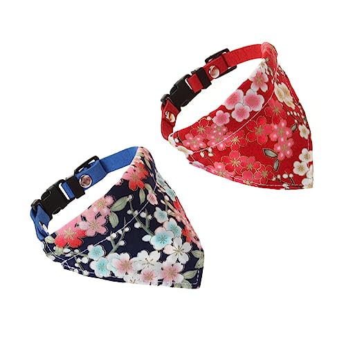 iplusmile 2st Halsband Für Hunde Hundelätzchen Bandana Für Hund Haustier Schal von iplusmile