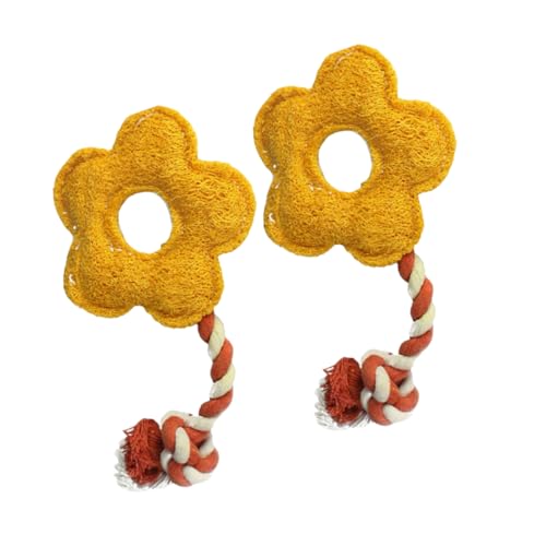 iplusmile 2 Stück Kauspielzeug Für Haustiere Backenzahnspielzeug Luffa Blumenförmiges Interaktives Trainingsspielzeug Für Hunde Beißendes Kauspielzeug Gelb iplusmile 2 Stück Kauspielzeug Für Haustiere Backenzahnspielzeug Luffa Blumenförmiges Interaktives Trainingsspielzeug Für Hunde Beißendes Kauspielzeug Gelb von iplusmile