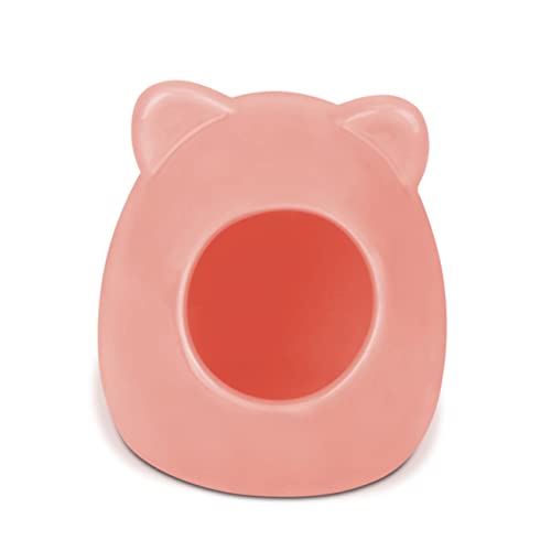 iplusmile 2 Stück Nest aus Keramik haustierbett pet Bed Hamster Ear Nest Hamster House haustierfeldbett meerschweinchen Bett Kühlung drinnen Cool Haustierkeramiknest Hamster-Keramik-Nest von iplusmile