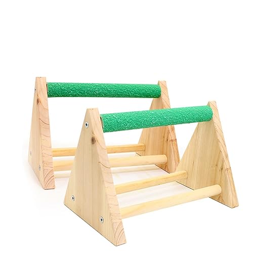 iplusmile 2 Stück Papageienständer hocken Vogelstange für Käfig Zubehör Farbe Papageienstand Barsch Trainingsstand für Haustiere Kletterständer für Vögel Hölzern Zufällige Farbe von iplusmile