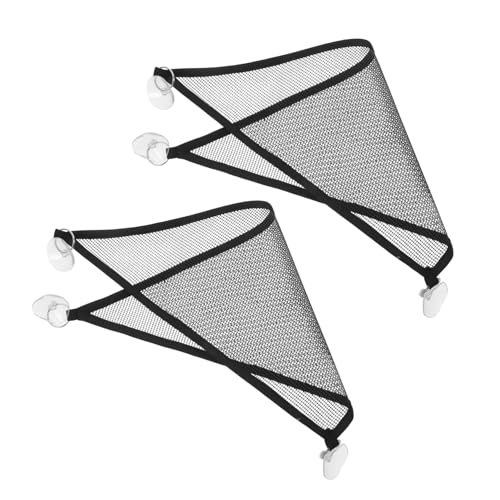 iplusmile 2 Stück Reptilien-Hängematte Gecko -Zubehör Gecko-Hängematte bärtiges Drachenversteck Hängematte Bartagame Hängematte Reptilienhängematte Segeltuch Schwarz von iplusmile