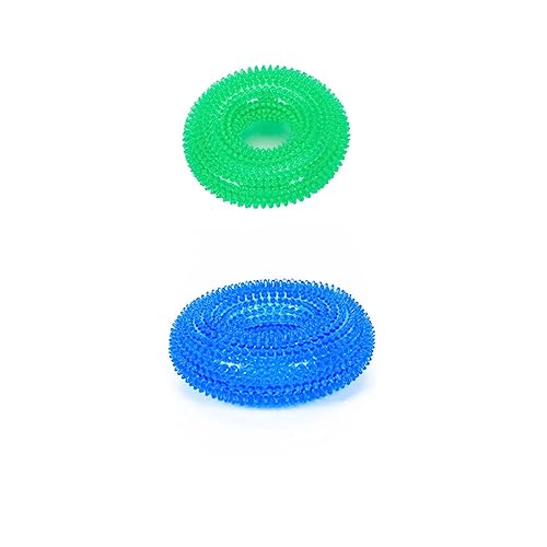 iplusmile 2 Stück Runde TPR Kauspielzeuge für Hunde Bissfeste Pet Toys zur Zahnpflege Blau und Grün für Welpen und Kleine Hunde iplusmile 2 Stück Runde TPR Kauspielzeuge für Hunde Bissfeste Pet Toys zur Zahnpflege Blau und Grün für Welpen und Kleine Hunde von iplusmile