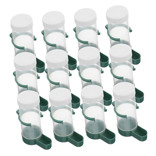 iplusmile 20 Stück Vogelfütterer Finch -Feeder Für Käfig Vögel Behandeln Tasse Vogelwasserer Sittiche Füttern Automatischer Vogelfutterspender Vogelzubehör Zubehör Für Vogelkäfige Plastik von iplusmile