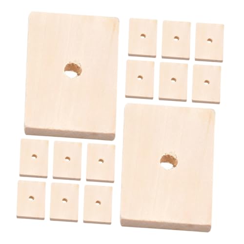 iplusmile 20stücke Holzbeißspielzeug Für Papageien Kauspielzeug Aus Holzchips Quadratische Vogelspielzeuge Beißspielzeug Für Kleine Vögel Papageienspielzeug Zur Schnabelpflege von iplusmile