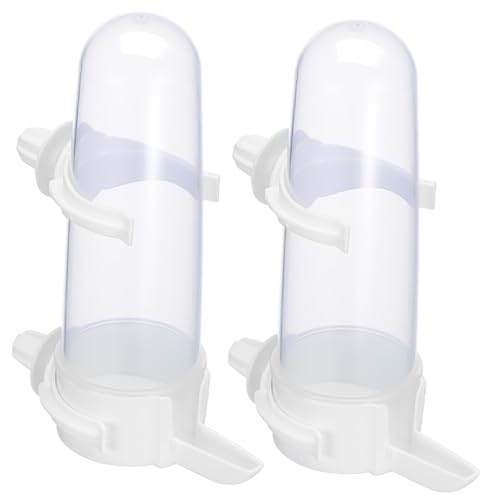 iplusmile 2Stücke Automatischer Vogelfutterspender Für Vogelfutterstationen Futter Und Wasserbehälter Für Papageien Und Andere Haustiere Praktische Für Käfige von iplusmile