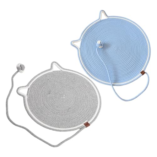 iplusmile 2Stücke Katzenkratzpad rutschfeste Kratzmatte aus Strapazierfähigem Material für Sofas und Wände Vielseitig als Schlafmatte Nutzbar Fördert Gesunde Krallenpflege von iplusmile