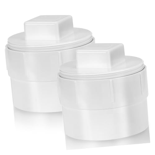 iplusmile 2Stücke PVC Kanalreinigungsadapter mit Stopfen Robuste Abflussrohrkappe für Effiziente Beseitigung von Verstopfungen für Wohn und Gewerbeumgebungen zu Bedienen iplusmile 2Stücke PVC Kanalreinigungsadapter mit Stopfen Robuste Abflussrohrkappe für Effiziente Beseitigung von Verstopfungen für Wohn und Gewerbeumgebungen zu Bedienen von iplusmile