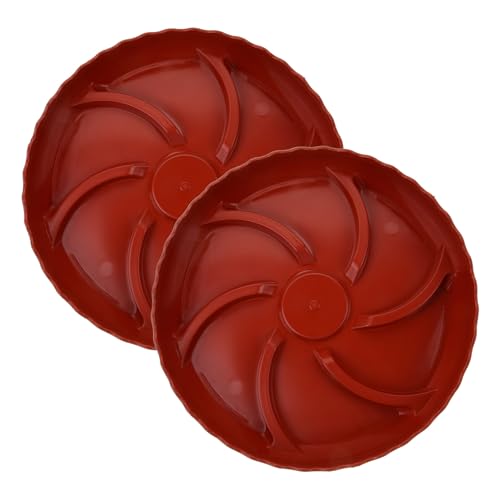 iplusmile 2Stücke Pflanzenuntersetzer Tropfschale für Blumentöpfe wasserdichte Blumentopfunterlage für Gartenpflanzen und Bonsai Schützt Oberflächen Wasser von iplusmile