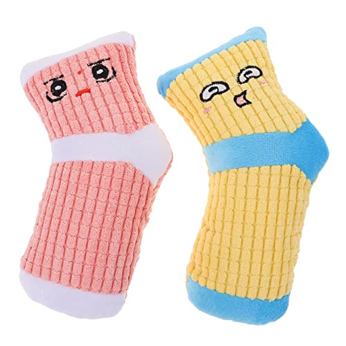 iplusmile 2Stücke Plüsch Squeaky Bissbeständiges Kauspielzeug Für Welpen Und Beschäftigungsspielzeug Zur Stressreduktion Und Zahnpflege iplusmile 2Stücke Plüsch Squeaky Bissbeständiges Kauspielzeug Für Welpen Und Beschäftigungsspielzeug Zur Stressreduktion Und Zahnpflege von iplusmile