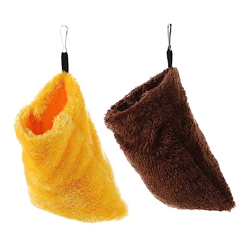 iplusmile 2st Schlafsack Für Hamster Schlafsäcke Für Hamster Schlafsäcke Für Kleine Haustiere Winterrattenhamsterhausbett Plüsch Hamsterhaus Hamster Hängematte Igel Flanell Plüschnest von iplusmile