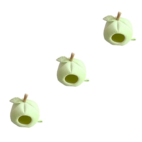 iplusmile 3stücke Mini Obstform Haustiernest Warmes Hängematte Für Ratten Hamster Und Mäuse Langlebig Und Tragbar Grün Bequemes Schlafbett Für Kleine Haustiere Für Katzen Und Hunde von iplusmile