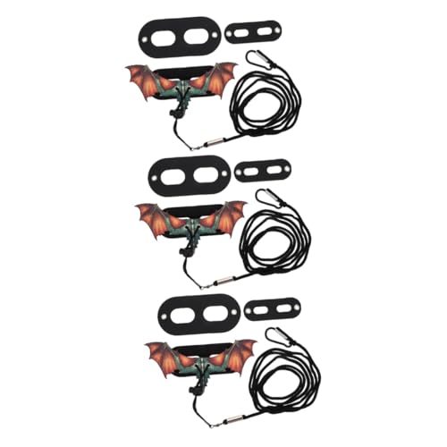 iplusmile 3 Sätze Fledermausband Für Kleine Haustiere Outdoor- Babytragen Baby Halter Trage Kleintiergeschirr Haustierleine Für Reptilien Bärtig Leinen Stoff von iplusmile
