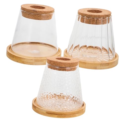 iplusmile 3 Sätze Hydro ponische Pflanzen Flasche Wasserpflanzer für Innenräume Hydroponische Vase kleine glasvase Wasseranbau Pflanzenflasche Landschaftsflasche aus Glas Pflanzenterrarium von iplusmile