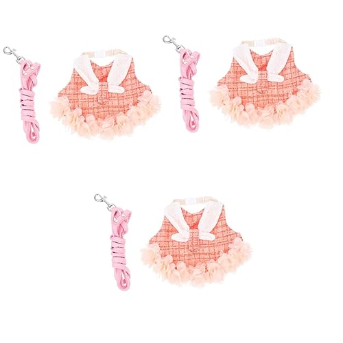 iplusmile 3 Sätze Kleidung Für Haustierkaninchen Haustier-Kaninchen-Kleid Kaninchen Zubehör Leine Für Kaninchen Kleidung Für Haustierhäschen Häschen Zeug Baumwolle Hase Meerschweinchen iplusmile 3 Sätze Kleidung Für Haustierkaninchen Haustier-Kaninchen-Kleid Kaninchen Zubehör Leine Für Kaninchen Kleidung Für Haustierhäschen Häschen Zeug Baumwolle Hase Meerschweinchen von iplusmile