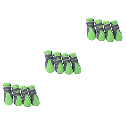iplusmile 3-teiliges Hundeschuh-Set Mesh-Haustier-hundestiefel Größe Bequeme Hundeschuhe Für Outdoor-aktivitäten rutschfeste Sohle iplusmile 3-teiliges Hundeschuh-Set Mesh-Haustier-hundestiefel Größe Bequeme Hundeschuhe Für Outdoor-aktivitäten rutschfeste Sohle von iplusmile