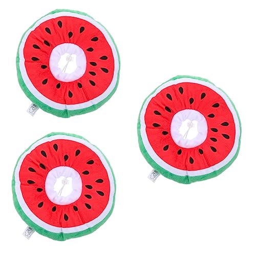 iplusmile 3 Stück Weiches Katzenhalsband in Kegelform für Operationen Haustier-Polyester Cartoon-wassermelonen-kätzchenhalsband Bequem und iplusmile 3 Stück Weiches Katzenhalsband in Kegelform für Operationen Haustier-Polyester Cartoon-wassermelonen-kätzchenhalsband Bequem und von iplusmile