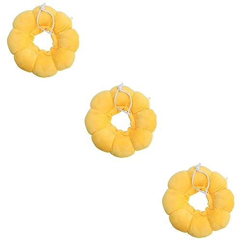 iplusmile 3st Elisabeth Kreis Sonnenblumen-haustierhalsband Erholungshalsband Für Katzen Elisabethanisches Halsband Für Haustiere Verstellbares Katzenhalsband Hund Kegel Pp Baumwolle Konisch von iplusmile