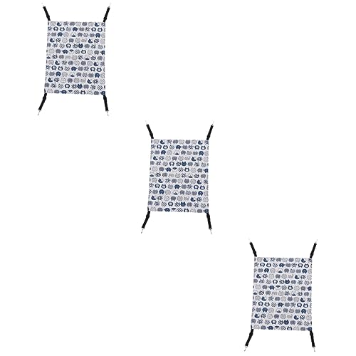 iplusmile 3st Haustier Katze Hängematte Kaninchenkäfig-hängematte Spielzeug Hängematte Haustiere Hängendes Bett Kleintier-hängekäfig Katzenbett Leinen Kätzchen Haustierbett von iplusmile