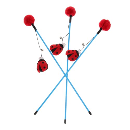 iplusmile 3stücke Katzen Teaser-Spielzeug Coccinella Septempunctata Interaktive Katzenangel Aus Plüsch Für Kätzchen Stärkt Die Bindung Und Hält Katzen Gesund Und iplusmile 3stücke Katzen Teaser-Spielzeug Coccinella Septempunctata Interaktive Katzenangel Aus Plüsch Für Kätzchen Stärkt Die Bindung Und Hält Katzen Gesund Und von iplusmile