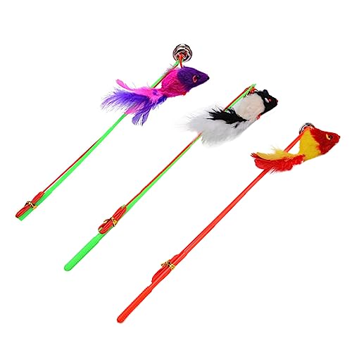 iplusmile Katzenspielzeug Für Haustiere 3 STK Spielzeug Katze Spielt Stock Katzentrainingsstab Angeln Haustier Katze iplusmile Katzenspielzeug Für Haustiere 3 STK Spielzeug Katze Spielt Stock Katzentrainingsstab Angeln Haustier Katze von iplusmile