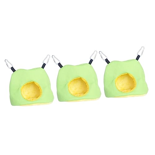 iplusmile 3 Stücke Papagei Hängematte Vogel Nest Bett Gefüllte Papagei Ara Papagei Spielzeug Gemütliche Warme Nest Für Vögel von iplusmile