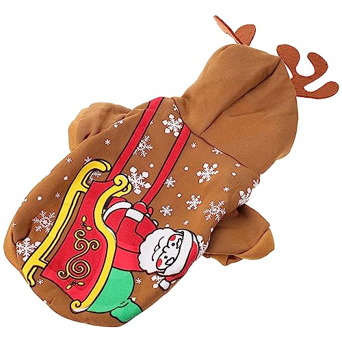 iplusmile Hundekleidung 3-Teilige Weihnachtskleidung Für Hunde Rollenspiel-Outfits Hündchen-Kapuzenpullover-Kleid Jacke Weihnachts-Hundepyjamas Hunde-Outfits Hundejacke Haustierbekleidung iplusmile Hundekleidung 3-Teilige Weihnachtskleidung Für Hunde Rollenspiel-Outfits Hündchen-Kapuzenpullover-Kleid Jacke Weihnachts-Hundepyjamas Hunde-Outfits Hundejacke Haustierbekleidung von iplusmile