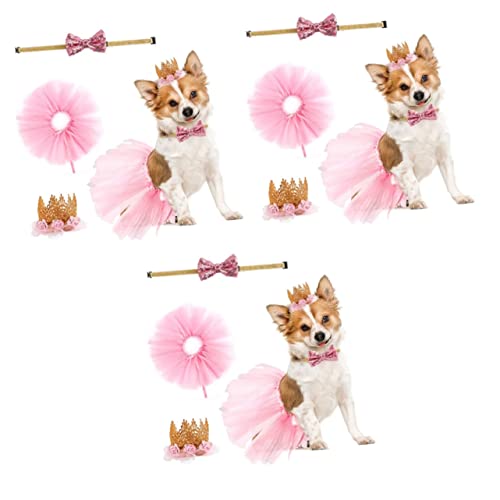 iplusmile 3st Hundekrawatte Tutu-Kleider Für Mädchen Hut Hundegeburtstagsmütze Hundespielzeug Kleine Hunde Katzenkostüm Haustier Binden Rosa Europäisch Und Amerikanisch iplusmile 3st Hundekrawatte Tutu-Kleider Für Mädchen Hut Hundegeburtstagsmütze Hundespielzeug Kleine Hunde Katzenkostüm Haustier Binden Rosa Europäisch Und Amerikanisch von iplusmile