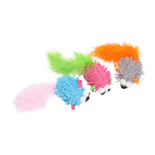 iplusmile 3Stücke Katzen Mausform Interaktive Katzenspielzeuge Für Spielerische Beschäftigung Und Training Fördert Jagdfähigkeit Und Bindung Mit Ihrer iplusmile 3Stücke Katzen Mausform Interaktive Katzenspielzeuge Für Spielerische Beschäftigung Und Training Fördert Jagdfähigkeit Und Bindung Mit Ihrer von iplusmile