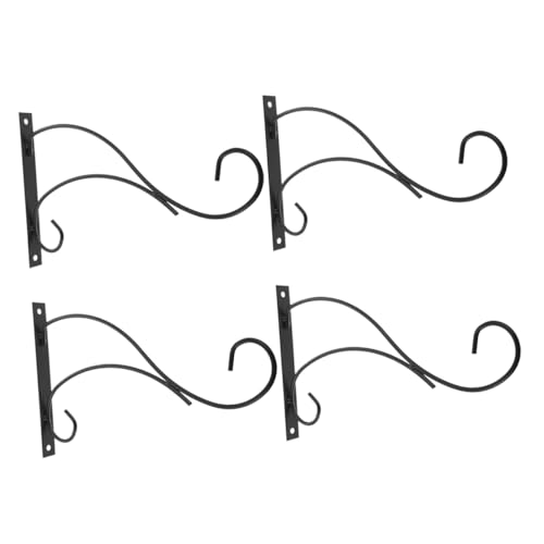 iplusmile 4 Stück Blumentopfhaken Pflanzgefäßhalter Für Den Innenbereich Hängende Dekorative Halterung Für Den Außenbereich Modern Für Montierte Balkonaufhänger Gartenpflanzen von iplusmile