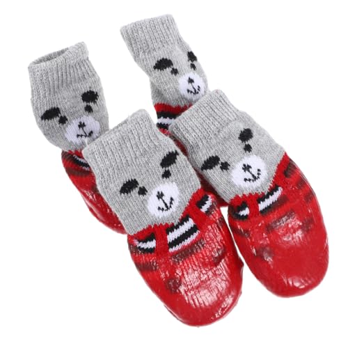 iplusmile 4 Stück Haustierschuhe Für Hunde rutschfeste Hundesocken Haustiere Anti Rutsch Hundesocken Pfotenschutz Welpengreifer Hundestiefel Hundesocken Set Für Entzückende iplusmile 4 Stück Haustierschuhe Für Hunde rutschfeste Hundesocken Haustiere Anti Rutsch Hundesocken Pfotenschutz Welpengreifer Hundestiefel Hundesocken Set Für Entzückende von iplusmile