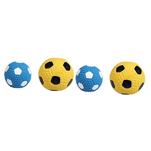 iplusmile Spielzeuge 4 Stück Kauspielzeug Für Hunde Quietschendes Gummi Welpen Quietschende Gummispielzeuge Soundspielzeug Für Hunde Hundetraining Singen Pet-Ball Emulsion von iplusmile