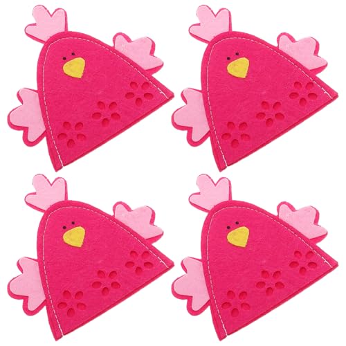 iplusmile 4 Stück Osterschmuck Ostereierbeutel Wiederverwendbare Tasche Osterei-Abdeckung Ostereier behälter frühlingshafte Tischdeko Partyzubehör Eierhüllen Stoff Rosy iplusmile 4 Stück Osterschmuck Ostereierbeutel Wiederverwendbare Tasche Osterei-Abdeckung Ostereier behälter frühlingshafte Tischdeko Partyzubehör Eierhüllen Stoff Rosy von iplusmile