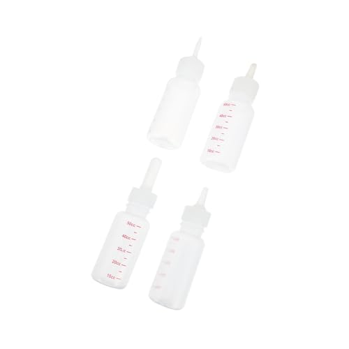 iplusmile 4 Stück PET-Flasche pet Flaschen pet Supplies Katzenwelpenflasche Katzen Flasche Katzenflasche mehrere Haustier Katzenmilch Flaschen zum Füttern von Hunden hundezubehör Kieselgel von iplusmile