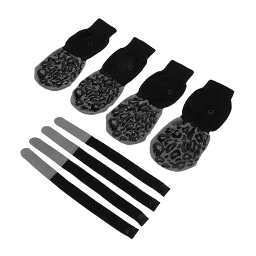 iplusmile 4 Stück rutschfeste Socken für Haustiere Geräuschlose Indoor Hundeschuhe Schutz für Pfoten von Mittelgroßen Großen Hunden im Freien für Parkettboden iplusmile 4 Stück rutschfeste Socken für Haustiere Geräuschlose Indoor Hundeschuhe Schutz für Pfoten von Mittelgroßen Großen Hunden im Freien für Parkettboden von iplusmile