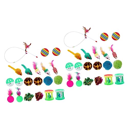 iplusmile 40 STK Haustier-Weihnachtsset katzenspielzeug interaktives Spielzeug für Katzen Katzenbälle mit Glöckchen Spielzeug für Katzen und Mäuse Spielzeuge Katze Plüschtier Katzen-Teaser iplusmile 40 STK Haustier-Weihnachtsset katzenspielzeug interaktives Spielzeug für Katzen Katzenbälle mit Glöckchen Spielzeug für Katzen und Mäuse Spielzeuge Katze Plüschtier Katzen-Teaser von iplusmile