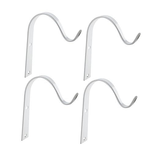 iplusmile 4Stücke Wandmontierte Eisen Haken Für Hängende Laternen Und Pflanzenständer Weiße Kleiderbügel Für Blumenampeln Leichte Pflanzenaufhänger Für Innen Und Außen iplusmile 4Stücke Wandmontierte Eisen Haken Für Hängende Laternen Und Pflanzenständer Weiße Kleiderbügel Für Blumenampeln Leichte Pflanzenaufhänger Für Innen Und Außen von iplusmile