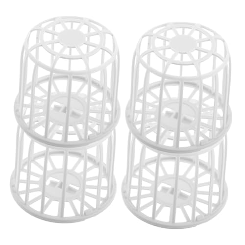 iplusmile 4er-Packung Vogelnistkorb Nest Für Kleine Vögel Hohles Käfignest Brutnest Der Vögel Kanariennester Für Käfige Taubenversorgung Nistschalen Für Vögel Papageiennester Beige Plastik von iplusmile