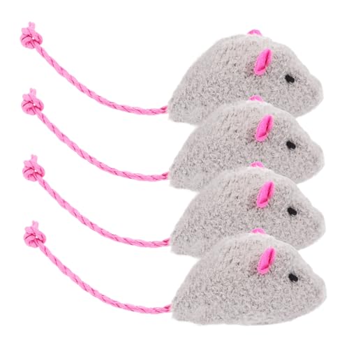 iplusmile 4pcs Interactive Katzenspielzeug Realistische Simulation Ratte Spielzeug Gefälschte Ratte Haustier Spielzeug Plüsch Rattenjaging Streichspielzeug Für Katzen Hunde iplusmile 4pcs Interactive Katzenspielzeug Realistische Simulation Ratte Spielzeug Gefälschte Ratte Haustier Spielzeug Plüsch Rattenjaging Streichspielzeug Für Katzen Hunde von iplusmile