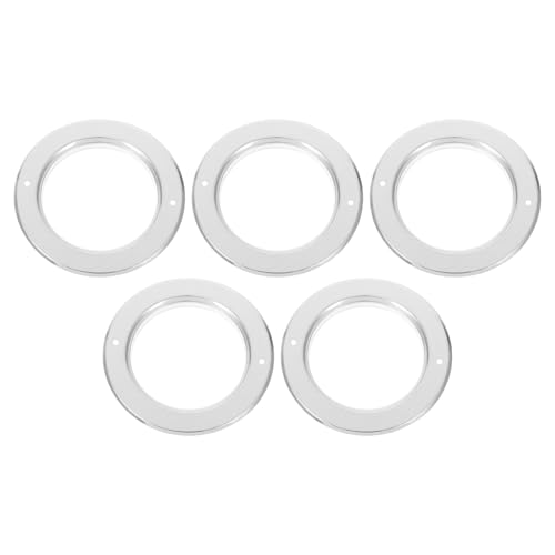 iplusmile 5stücke Papageiennest-Anti-Biss-Ring Aus Edelstahl Vogelhaus-zubehör Biss-Schutz Für Nistkäfig Lochschutz Für Papageien Metall-nistring Für Outdoor-Brut von iplusmile
