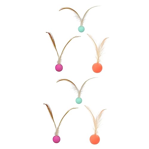 iplusmile Spielzeuge 6 Stück Katzen Die Mini-Kreativbälle Kauen Unterhaltungsspielzeug Für Kätzchen Outdoor-Spielzeug Elastisches Hundespielzeug Mit Beweglichem Federbusch Amüsantes Jagen iplusmile Spielzeuge 6 Stück Katzen Die Mini-Kreativbälle Kauen Unterhaltungsspielzeug Für Kätzchen Outdoor-Spielzeug Elastisches Hundespielzeug Mit Beweglichem Federbusch Amüsantes Jagen von iplusmile