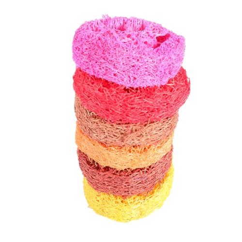iplusmile 6 Stück Luffa- Hamster-Snacks Hamsterspielzeug Kleiner Hamsterkäfig Rennmaus Hamster -wasserflaschenständer Ratte Haustier Hamster Leckerbissen Bausatz Plüsch Hund Tiere von iplusmile