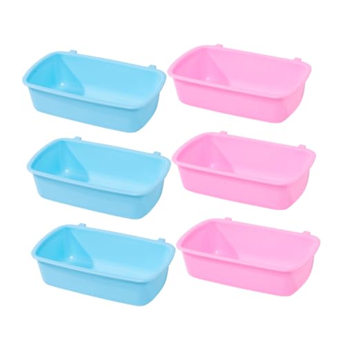 iplusmile 6 Stück Tierfutterbox Fütterung Futternapf für Hamster Essen Wassernapf für Hamster klein Hamster zubehör Chinchilla -Schüssel Hamsterwasser Chinchilla-Schalen pp iplusmile 6 Stück Tierfutterbox Fütterung Futternapf für Hamster Essen Wassernapf für Hamster klein Hamster zubehör Chinchilla -Schüssel Hamsterwasser Chinchilla-Schalen pp von iplusmile