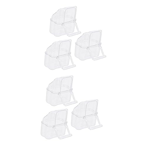 iplusmile 6 Stück & Käfig Transparente Futterspender Kreative Anti- Und Behälterschüssel Tierkanarien Verwendung Als Basisfutter Zubehör Kardinäle Keine Automatischen Meisenschalen iplusmile 6 Stück & Käfig Transparente Futterspender Kreative Anti- Und Behälterschüssel Tierkanarien Verwendung Als Basisfutter Zubehör Kardinäle Keine Automatischen Meisenschalen von iplusmile