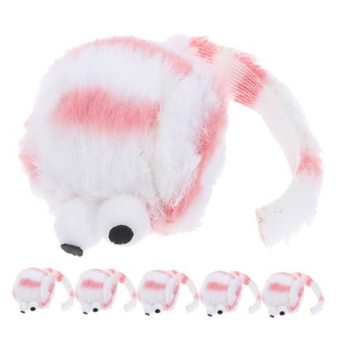 iplusmile 6Stücke Interaktives Katzenspielzeug Flauschige Plüschmäuse mit Katzenminze Design für Kätzchen Fördert Spiele für Wohnungskatzen iplusmile 6Stücke Interaktives Katzenspielzeug Flauschige Plüschmäuse mit Katzenminze Design für Kätzchen Fördert Spiele für Wohnungskatzen von iplusmile